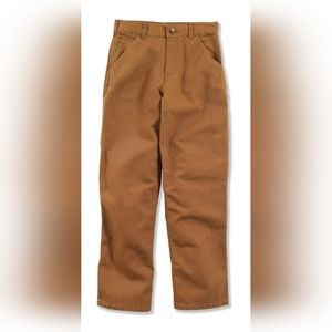 Carhartt Boys Adjustable Canvas Long Pants Size 10